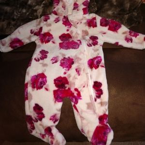 Laura Ashley; beautiful 0-3 months, warm zip up.